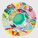 50pcs umbrella graffiti stickers decorative suitcase notebook waterproof detachable stickers