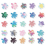 50pcs Cartoon sea turtle  graffiti stickers decorative suitcase notebook waterproof detachable stickers