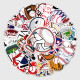 50pcs  baseball  graffiti stickers decorative suitcase notebook waterproof detachable stickers