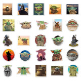 50pcs  classic movie  graffiti stickers decorative suitcase notebook waterproof detachable stickers