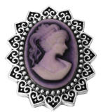 20MM Purple design enamel Rhinestone Metal snap buttons