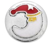 20MM Red design enamel Rhinestone Metal snap buttons