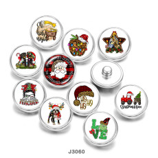 20MM Love Dog Christmas Print  glass  snaps buttons