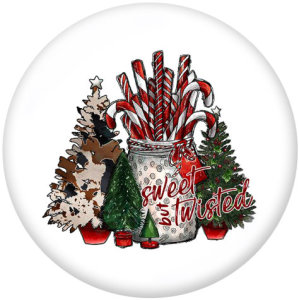 20MM Christmas  Nurse  Print  glass  snaps buttons
