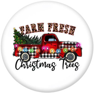 20MM Christmas  Deer  MOM  Print  glass  snaps buttons