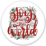 20MM Christmas  Deer  Print  glass  snaps buttons