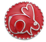 20MM Christmas red  design Rhinestone enamel Metal snap buttons