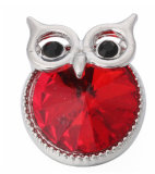 20MM red design Rhinestone enamel Metal snap buttons