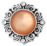 20MM Orange design Rhinestone enamel Metal snap buttons