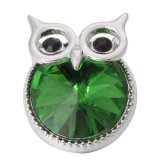 20MM green design Rhinestone enamel Metal snap buttons