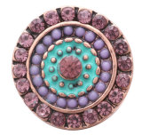 20MM  design Rhinestone enamel Metal snap buttons