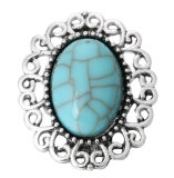20MM turquoise design Rhinestone enamel Metal snap buttons