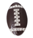 20MM Brown design Rhinestone enamel Metal snap buttons
