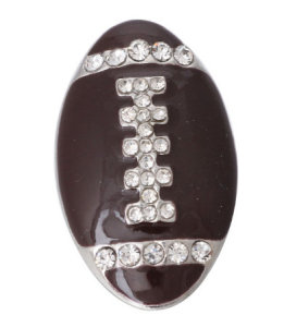 20MM Brown design Rhinestone enamel Metal snap buttons