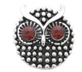 20MM Brown design Rhinestone enamel Metal snap buttons