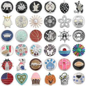20MM  design Rhinestone enamel Metal snap buttons