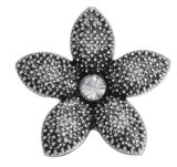 20MM White design Rhinestone enamel Metal snap buttons