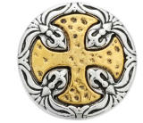 20MM gold design Rhinestone enamel Metal snap buttons