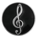 20MM black design Rhinestone enamel Metal snap buttons