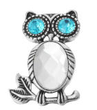 20MM blue design Rhinestone enamel Metal snap buttons