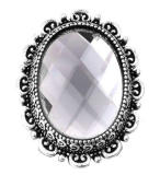 20MM grey design Rhinestone enamel Metal snap buttons