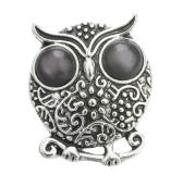 20MM grey design Rhinestone enamel Metal snap buttons