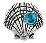 20MM blue design Rhinestone enamel Metal snap buttons