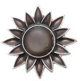 20MM grey design Rhinestone enamel Metal snap buttons