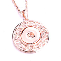 Necklace 80CM chain silver  fit 20MM chunks snaps jewelry necklace for women