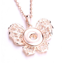 Necklace 80CM chain silver  fit 20MM chunks snaps jewelry necklace for women