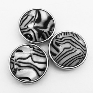 20MM snap Natural stone turquoise snap buttons