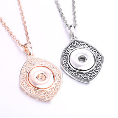 Necklace 80CM chain silver  fit 20MM chunks snaps jewelry necklace for women