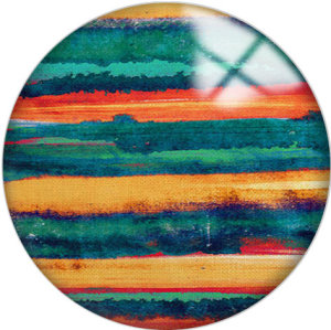 20MM Colorful  Pattern Print  glass snaps buttons