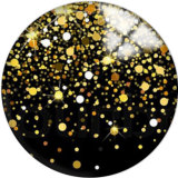20MM Colorful Pattern Print  glass snaps buttons