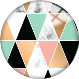 20MM Colorful Pattern Print  glass snaps buttons