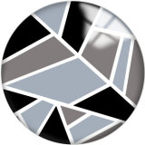 20MM  Pattern Print  glass snaps buttons