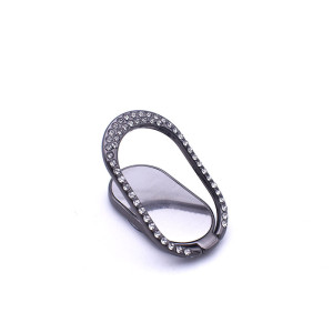 Oval diamond ring holder mobile phone holder mirror lazy holder