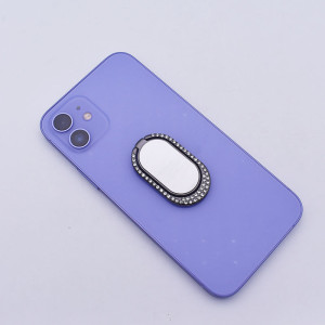 Oval diamond ring holder mobile phone holder mirror lazy holder
