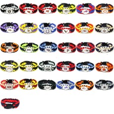 32 NFL football team paracord bracelets, life-saving bracelets Cowboys paracord bracelet