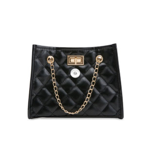 Bags women's shoulder bags rhombus chain small bag messenger bag fit 18mm snap button jewelry