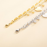 Valentine's Day Gift Stainless Steel Love Bracelet Ladies Jewelry