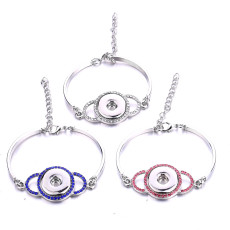 1 buttons snap silver bracelet fit snaps jewelry
