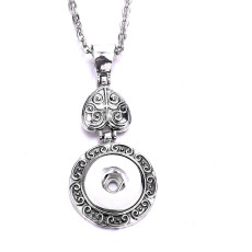 Love Necklace 80CM chain silver  fit 20MM chunks snaps jewelry necklace for women
