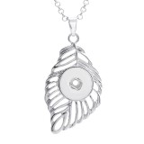 Love Necklace 80CM chain silver  fit 20MM chunks snaps jewelry necklace for women