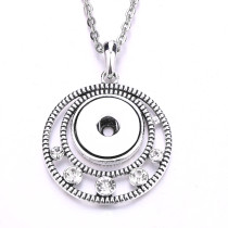 Love Necklace 80CM chain silver  fit 20MM chunks snaps jewelry necklace for women