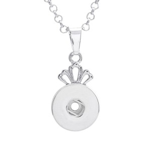 Necklace 80CM chain silver  fit 20MM chunks snaps jewelry necklace for women