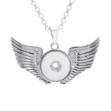 Love Necklace 80CM chain silver  fit 20MM chunks snaps jewelry necklace for women