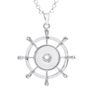 Love Necklace 80CM chain silver  fit 20MM chunks snaps jewelry necklace for women