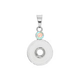 snap sliver Pendant  fit 20MM snaps style jewelry