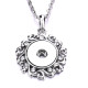 Necklace 80CM chain silver  fit 20MM chunks snaps jewelry necklace for women